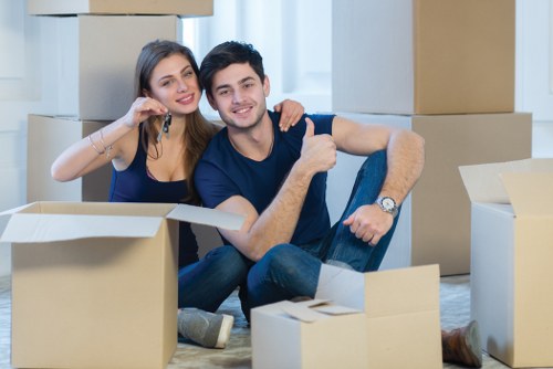 House movers planning a residential move in Bloomsbury