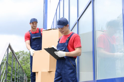 Office removals preparation in a Bloomsbury commercial property