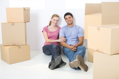 Removal van for a Bloomsbury home move