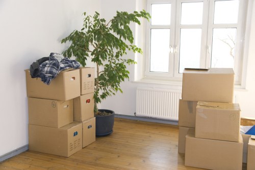 Donation-ready furniture and household items prepared for charity reuse