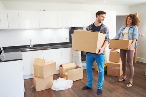 Moving team planning a Bloomsbury residential relocation