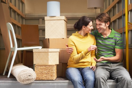 Packing and loading service for a central London property in Bloomsbury
